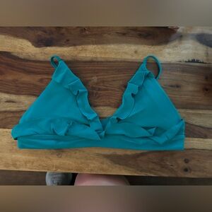 Becca green bikini top